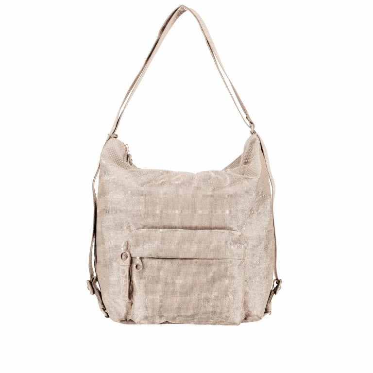 Rucksack MD20 QMT09 auch als Tasche tragbar Irish Cream, Farbe: beige, Marke: Mandarina Duck, EAN: 8032803725981, Abmessungen in cm: 32x38x14, Bild 1 von 10