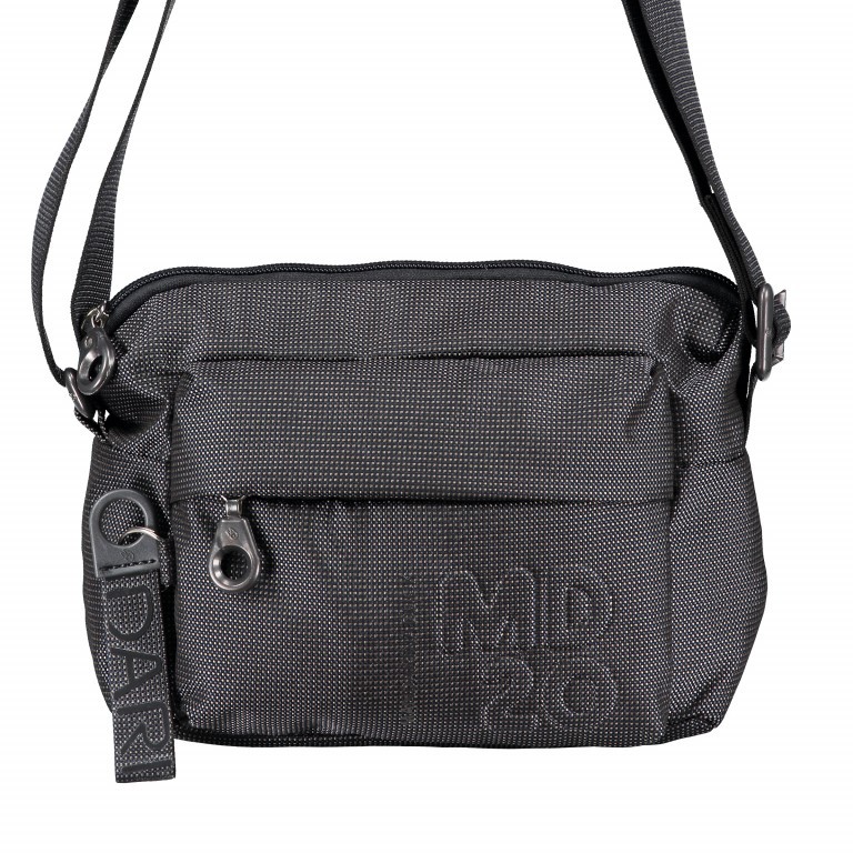 Umhängetasche MD20 QMTT7 Steel, Farbe: grau, Marke: Mandarina Duck, EAN: 8032803708069, Abmessungen in cm: 22x17x9.5, Bild 1 von 6