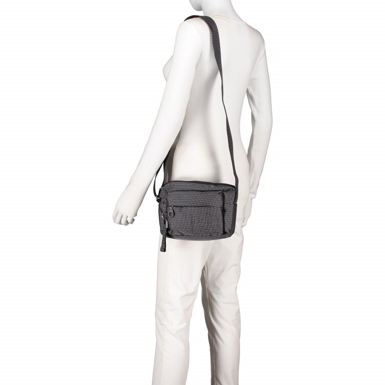 Umhängetasche MD20 QMTT7 Steel, Farbe: grau, Marke: Mandarina Duck, EAN: 8032803708069, Abmessungen in cm: 22x17x9.5, Bild 5 von 6