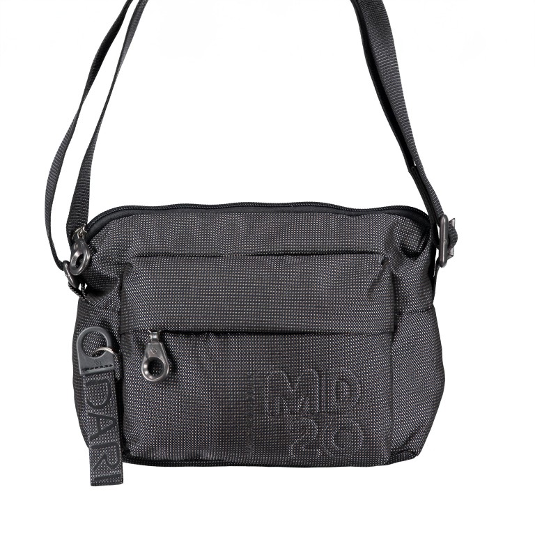 Umhängetasche MD20 QMTT7 Steel, Farbe: grau, Marke: Mandarina Duck, EAN: 8032803708069, Abmessungen in cm: 22x17x9.5, Bild 1 von 6