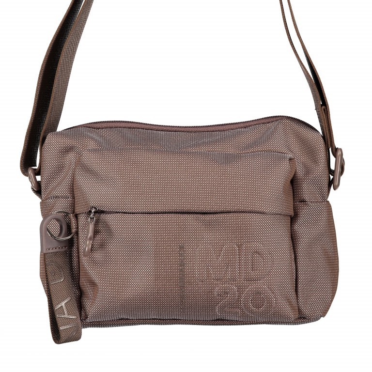 Umhängetasche MD20 QMTT7 Taupe, Farbe: taupe/khaki, Marke: Mandarina Duck, EAN: 8032803689535, Abmessungen in cm: 22x17x9.5, Bild 1 von 6