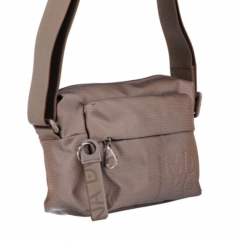 Umhängetasche MD20 QMTT7 Taupe, Farbe: taupe/khaki, Marke: Mandarina Duck, EAN: 8032803689535, Abmessungen in cm: 22x17x9.5, Bild 2 von 6