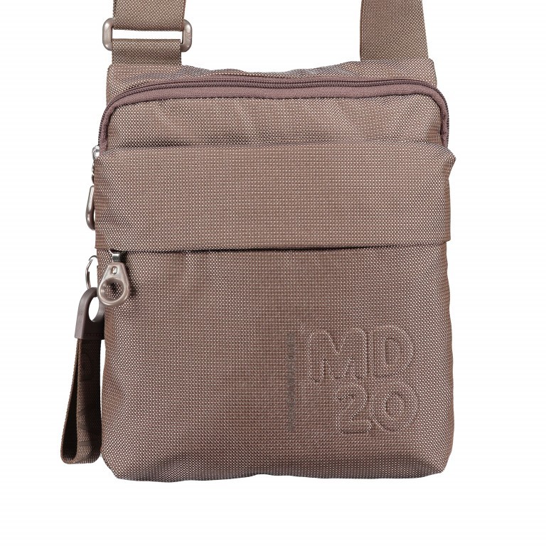 Umhängetasche MD20 QMT04 Taupe, Farbe: taupe/khaki, Marke: Mandarina Duck, EAN: 8032803688989, Abmessungen in cm: 21x24x5, Bild 1 von 8