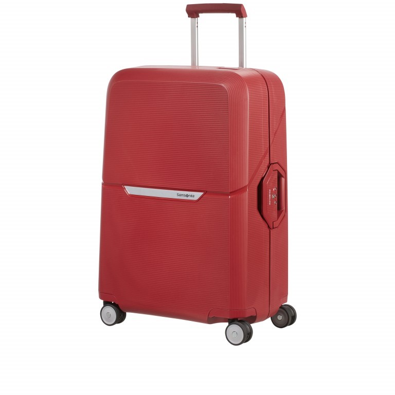 Koffer Magnum Spinner 69 Rust Red, Farbe: rot/weinrot, Marke: Samsonite, EAN: 5414847884634, Abmessungen in cm: 48x69x30, Bild 2 von 7