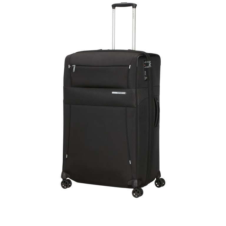 Koffer Duopack Spinner 78 erweiterbar Black, Farbe: schwarz, Marke: Samsonite, EAN: 5400520021328, Abmessungen in cm: 48x78x35, Bild 7 von 8