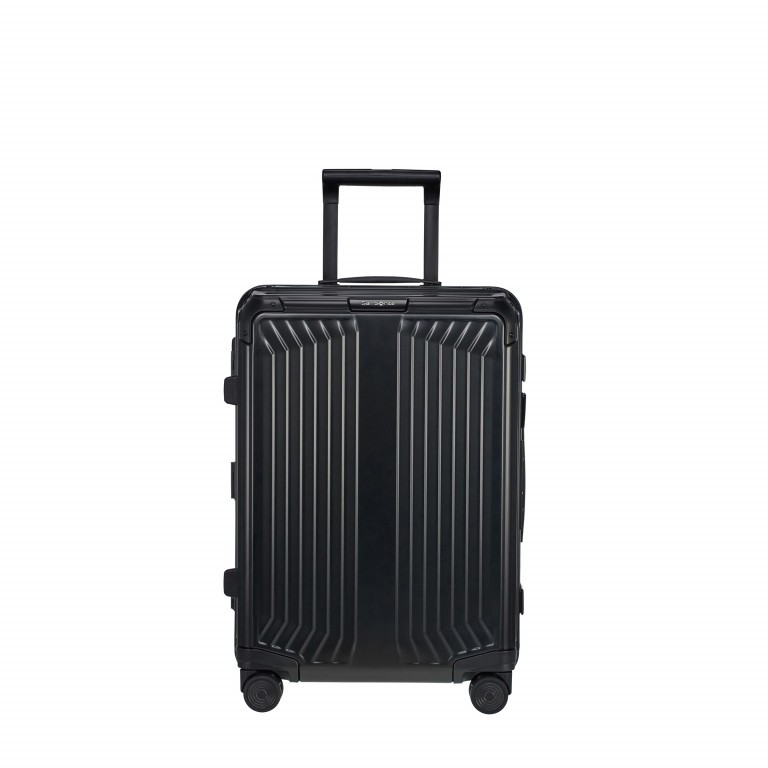 Koffer Lite-Box Spinner 55 Aluminium Black, Farbe: schwarz, Marke: Samsonite, EAN: 5414847961540, Abmessungen in cm: 40x55x23, Bild 1 von 11
