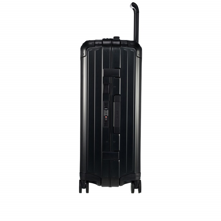 Koffer Lite-Box Spinner 69 Aluminium Black, Farbe: schwarz, Marke: Samsonite, EAN: 5414847961564, Abmessungen in cm: 47x69x27, Bild 3 von 11