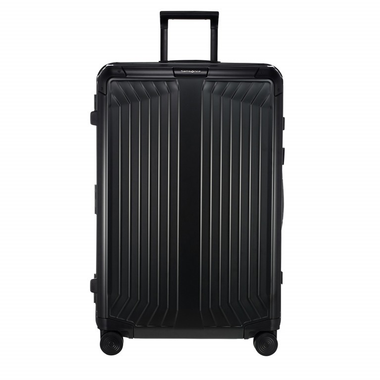 Koffer Lite-Box Spinner 76 Aluminium Black, Farbe: schwarz, Marke: Samsonite, EAN: 5414847961588, Abmessungen in cm: 51x76x28, Bild 1 von 10