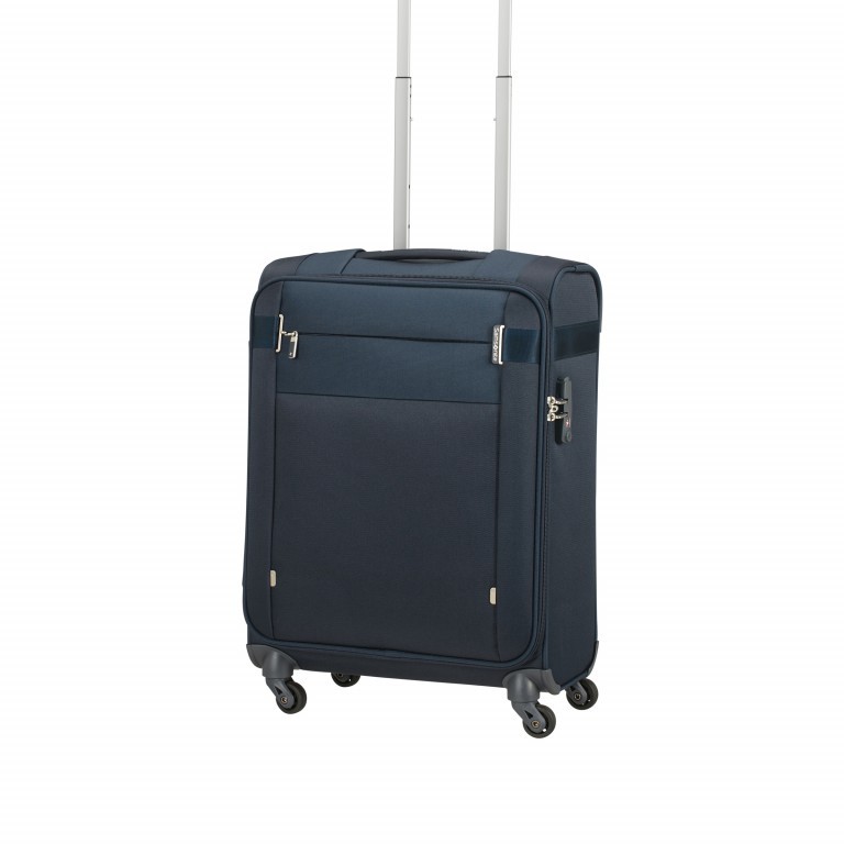 Koffer Citybeat Spinner 55 Navy Blue, Farbe: blau/petrol, Marke: Samsonite, EAN: 5400520023995, Abmessungen in cm: 40x55x20, Bild 7 von 10