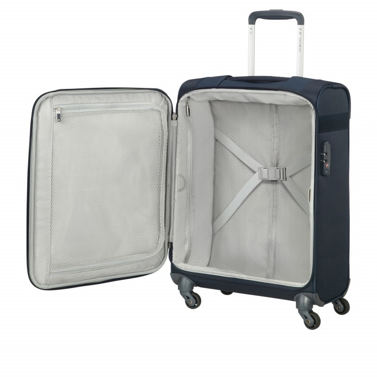 Koffer Citybeat Spinner 55 Navy Blue, Farbe: blau/petrol, Marke: Samsonite, EAN: 5400520023995, Abmessungen in cm: 40x55x20, Bild 6 von 10