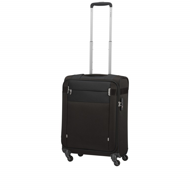 Koffer Citybeat Spinner 55 Black, Farbe: schwarz, Marke: Samsonite, EAN: 5400520023971, Abmessungen in cm: 40x55x20, Bild 7 von 10