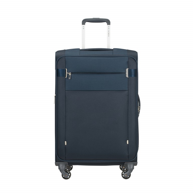 Koffer Citybeat Spinner 66 erweiterbar Navy Blue, Farbe: blau/petrol, Marke: Samsonite, EAN: 5400520024046, Abmessungen in cm: 42x66x28, Bild 1 von 8