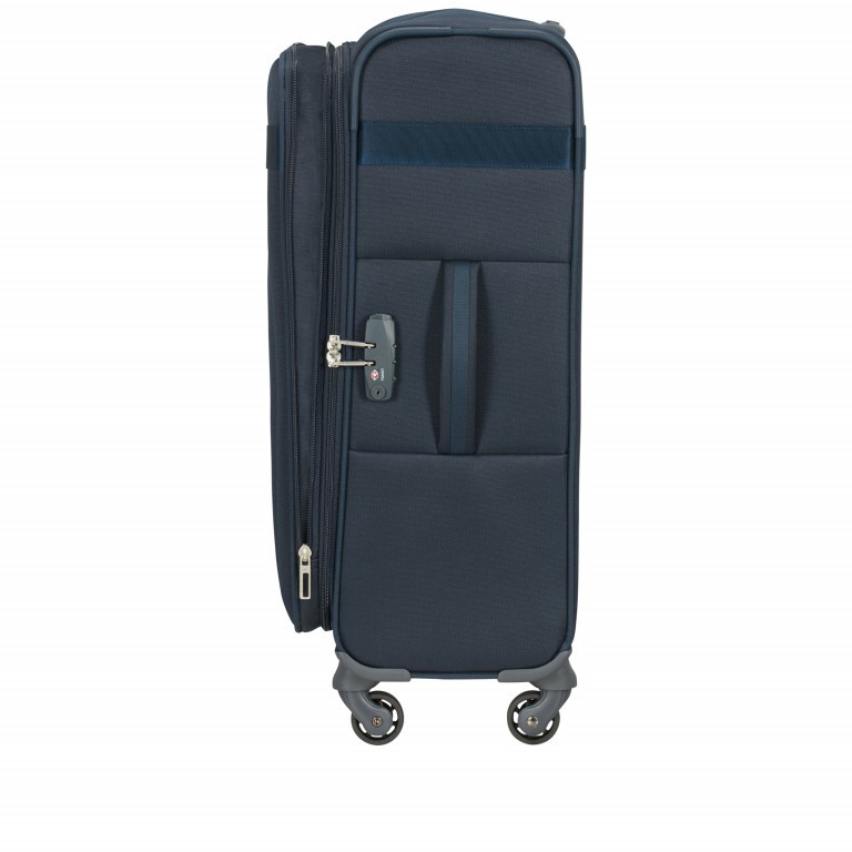 Koffer Citybeat Spinner 66 erweiterbar Navy Blue, Farbe: blau/petrol, Marke: Samsonite, EAN: 5400520024046, Abmessungen in cm: 42x66x28, Bild 7 von 8