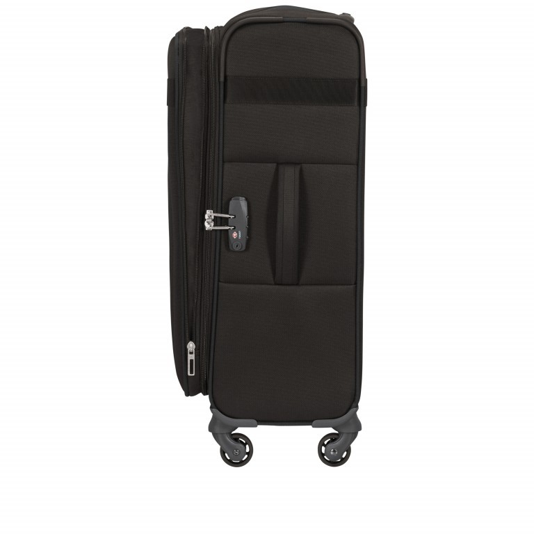 Koffer Citybeat Spinner 66 erweiterbar Black, Farbe: schwarz, Marke: Samsonite, EAN: 5400520024022, Abmessungen in cm: 42x66x28, Bild 7 von 8