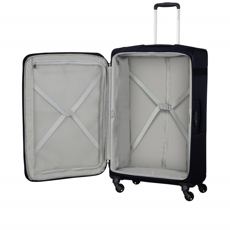 Koffer Citybeat Spinner 78 erweiterbar Navy Blue, Farbe: blau/petrol, Marke: Samsonite, EAN: 5400520024091, Abmessungen in cm: 47x78x30, Bild 6 von 8