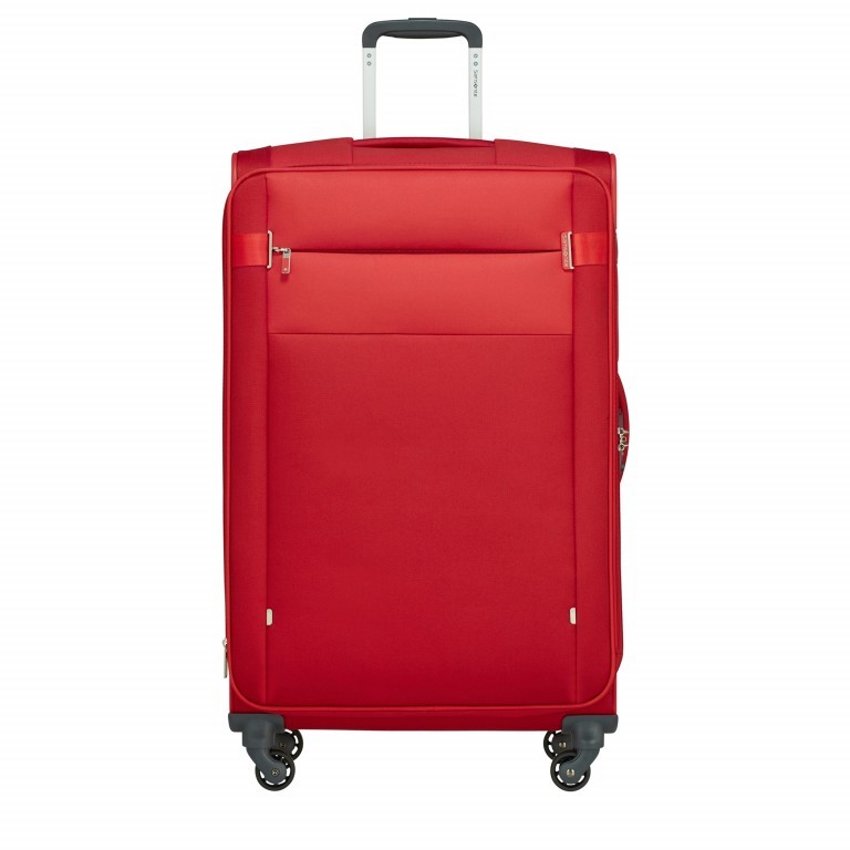 Koffer Citybeat Spinner 78 erweiterbar Red, Farbe: rot/weinrot, Marke: Samsonite, EAN: 5400520024107, Abmessungen in cm: 47x78x30, Bild 1 von 8