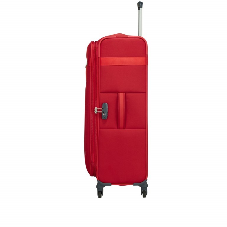 Koffer Citybeat Spinner 78 erweiterbar Red, Farbe: rot/weinrot, Marke: Samsonite, EAN: 5400520024107, Abmessungen in cm: 47x78x30, Bild 3 von 8