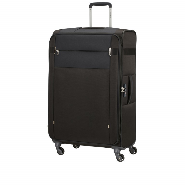 Koffer Citybeat Spinner 78 erweiterbar Black, Farbe: schwarz, Marke: Samsonite, EAN: 5400520024077, Abmessungen in cm: 47x78x30, Bild 2 von 8