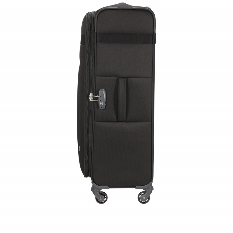 Koffer Citybeat Spinner 78 erweiterbar Black, Farbe: schwarz, Marke: Samsonite, EAN: 5400520024077, Abmessungen in cm: 47x78x30, Bild 3 von 8