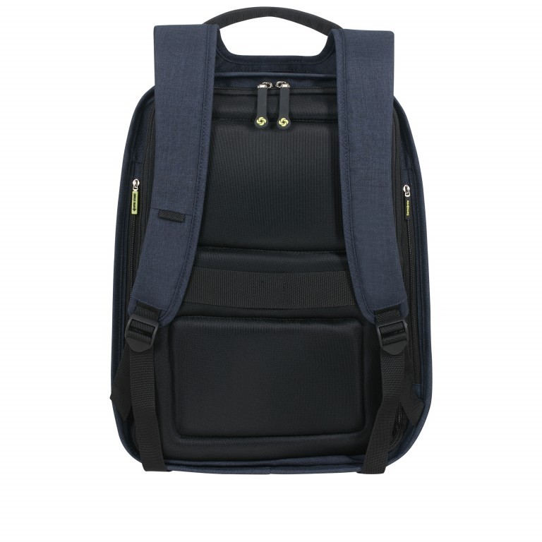 Rucksack Securipak Laptop Backpack 15.6 Zoll mit USB-Anschluss Eclipse Blue, Farbe: blau/petrol, Marke: Samsonite, EAN: 5400520023087, Abmessungen in cm: 30x44x16, Bild 5 von 15