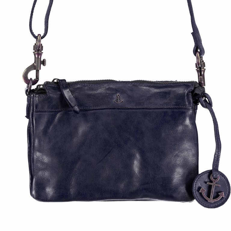 Umhängetasche Anchor-Love Evita B3.7835 Midnight Navy, Farbe: blau/petrol, Marke: Harbour 2nd, EAN: 4046478036574, Abmessungen in cm: 23x16x4, Bild 1 von 6