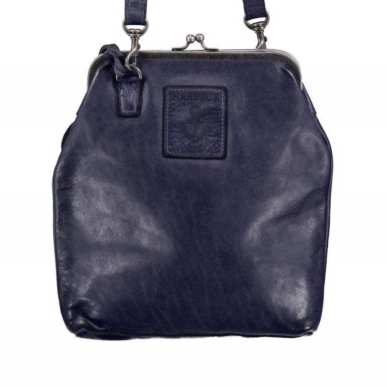 Umhängetasche Anchor-Love Bonnie B3.7841 mit Knipsverschluss Midnight Navy, Farbe: blau/petrol, Marke: Harbour 2nd, EAN: 4046478037885, Abmessungen in cm: 24.5x25.5x4, Bild 3 von 7