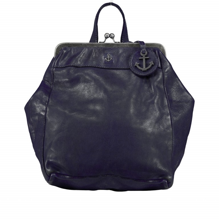 Rucksack Anchor-Love Anouk B3.9290 Midnight Navy, Farbe: blau/petrol, Marke: Harbour 2nd, EAN: 4046478042247, Abmessungen in cm: 22x27x9, Bild 1 von 8