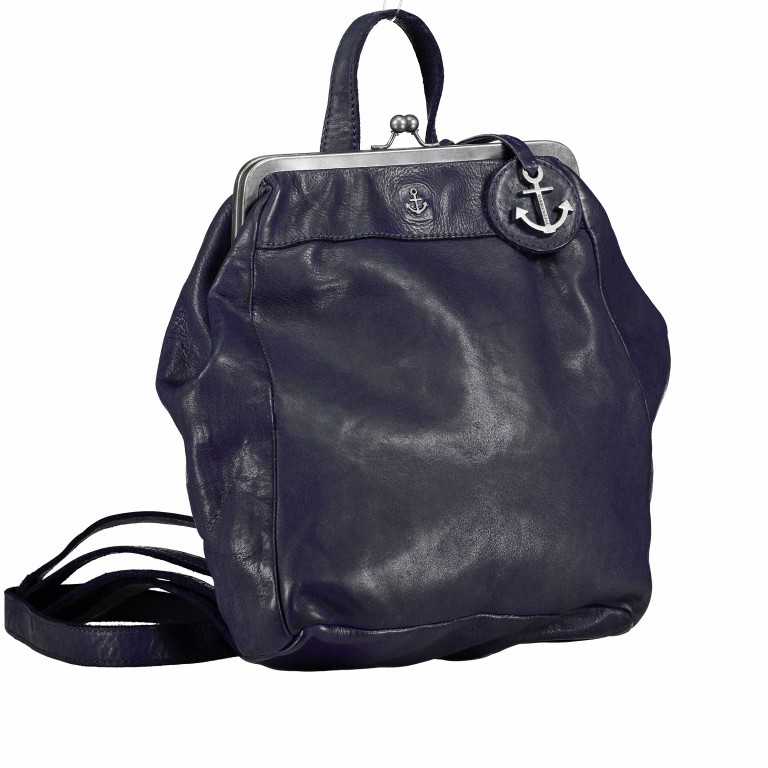 Rucksack Anchor-Love Anouk B3.9290 Midnight Navy, Farbe: blau/petrol, Marke: Harbour 2nd, EAN: 4046478042247, Abmessungen in cm: 22x27x9, Bild 2 von 8