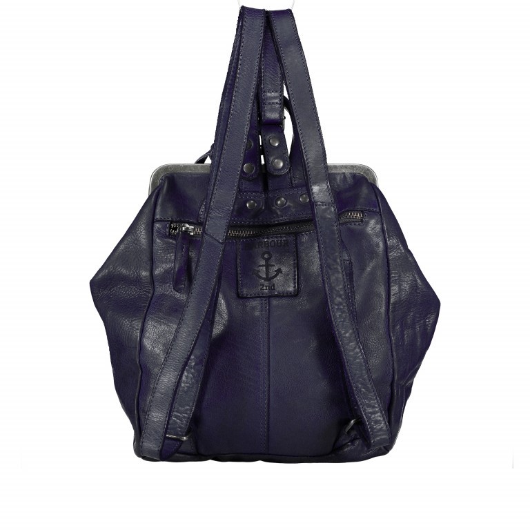 Rucksack Anchor-Love Anouk B3.9290 Midnight Navy, Farbe: blau/petrol, Marke: Harbour 2nd, EAN: 4046478042247, Abmessungen in cm: 22x27x9, Bild 5 von 8