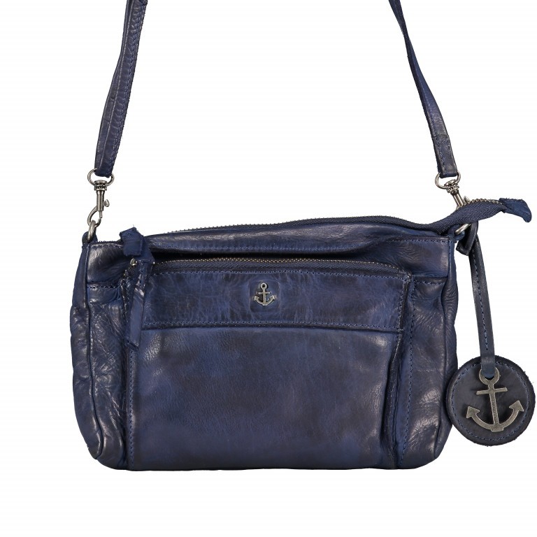 Umhängetasche / Gürteltasche Anchor-Love Violetta B3.9806 Midnight Navy, Farbe: blau/petrol, Marke: Harbour 2nd, EAN: 4046478043824, Abmessungen in cm: 21x16x4, Bild 1 von 11