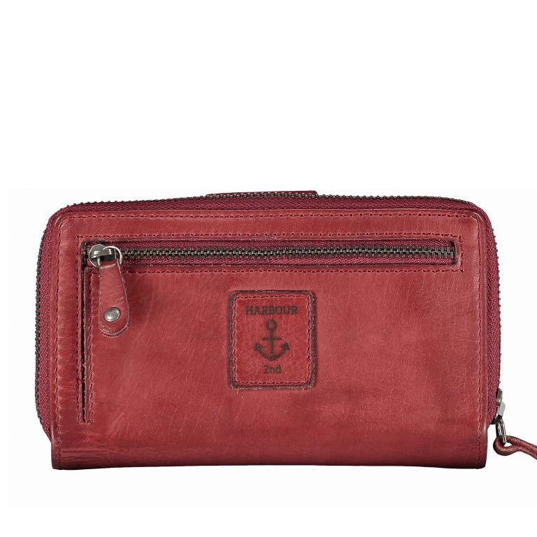 Geldbörse Anchor-Love Linn B3.0646 Chili Red, Farbe: rot/weinrot, Marke: Harbour 2nd, EAN: 4046478043916, Abmessungen in cm: 16x10x3, Bild 2 von 4