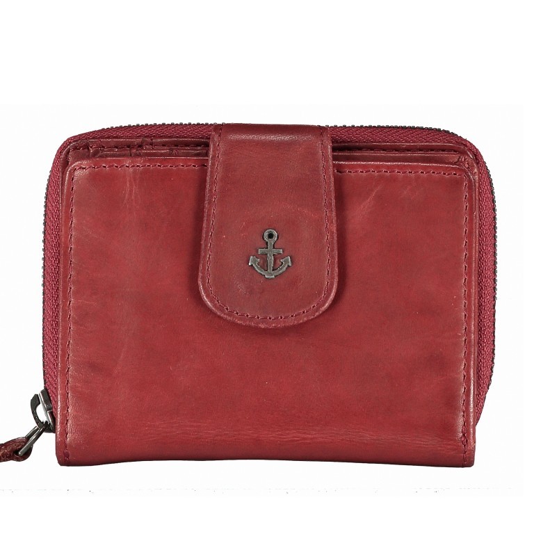 Geldbörse Anchor-Love Isidora B3.1543 Chili Red, Farbe: rot/weinrot, Marke: Harbour 2nd, EAN: 4046478043947, Abmessungen in cm: 12x9.5x3, Bild 1 von 6