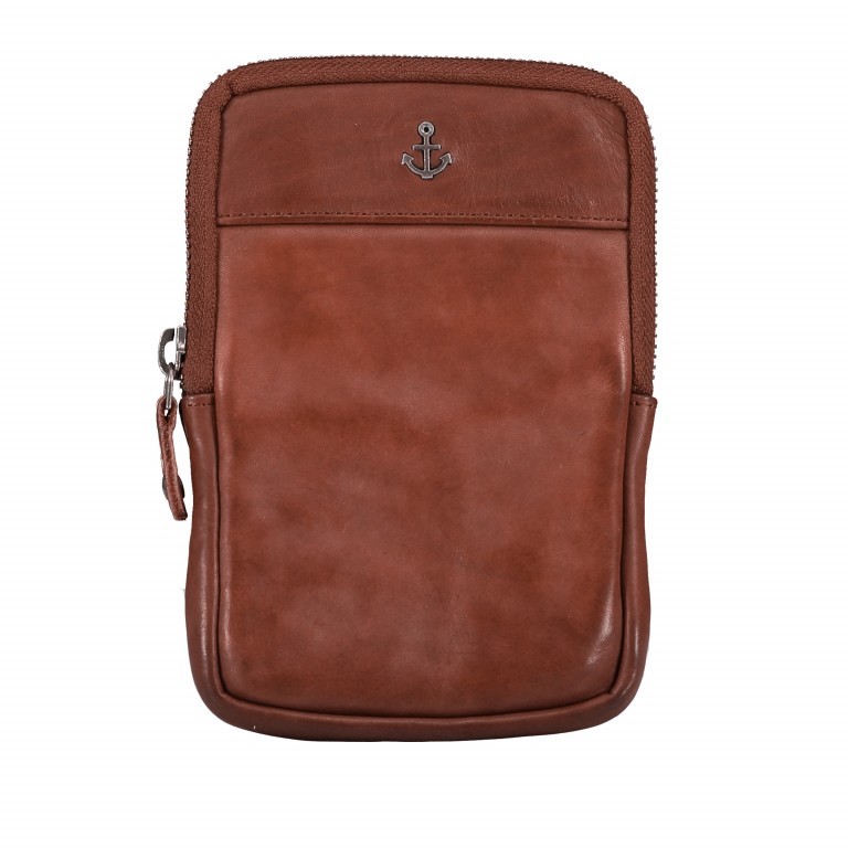 Handytasche Anchor-Love Benita B3.1548 mit Schulterriemen Charming Cognac, Farbe: cognac, Marke: Harbour 2nd, EAN: 4046478043978, Abmessungen in cm: 11x17x1.5, Bild 7 von 7