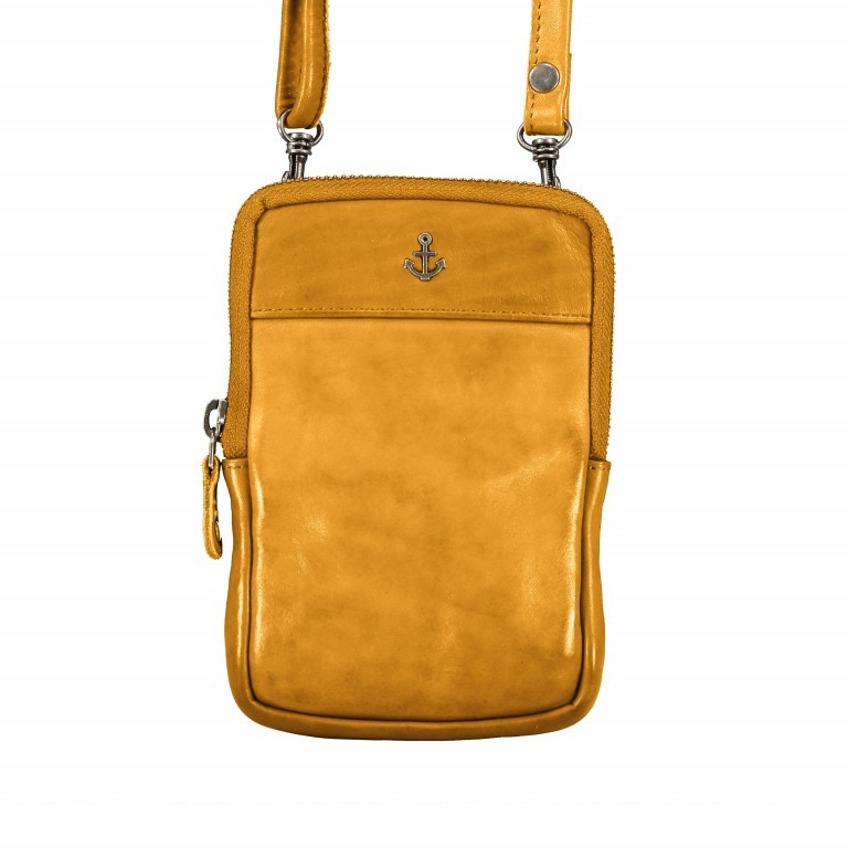 Handytasche Anchor-Love Benita B3.1548 mit Schulterriemen Oriental Mustard, Farbe: gelb, Marke: Harbour 2nd, EAN: 4046478043992, Abmessungen in cm: 11x17x1.5, Bild 1 von 7