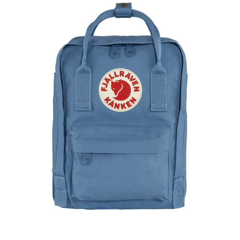 Rucksack Kånken Mini Blue Ridge, Farbe: blau/petrol, Marke: Fjällräven, EAN: 7323450315078, Abmessungen in cm: 20x29x13, Bild 1 von 11