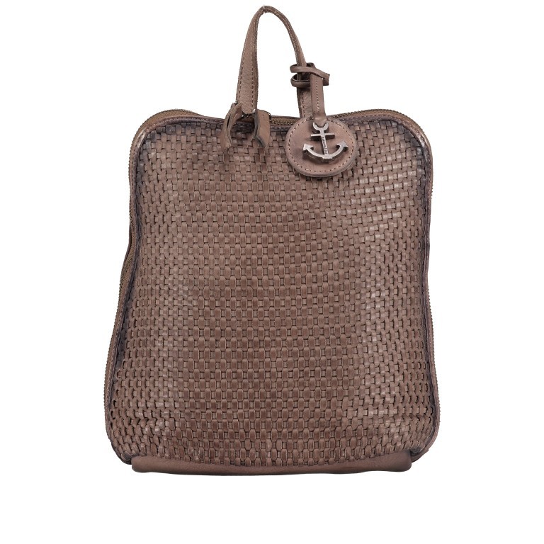 Rucksack Soft-Weaving Deborah B3.9810 Stone Grey, Farbe: grau, Marke: Harbour 2nd, EAN: 4046478044623, Abmessungen in cm: 20x27x9, Bild 1 von 6