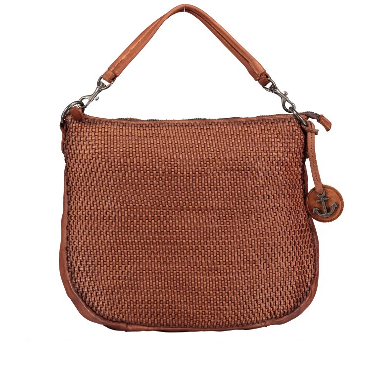 Beuteltasche Soft-Weaving Maureen B3.9811 Charming Cognac, Farbe: cognac, Marke: Harbour 2nd, EAN: 4046478044661, Abmessungen in cm: 36x29x10.5, Bild 1 von 9