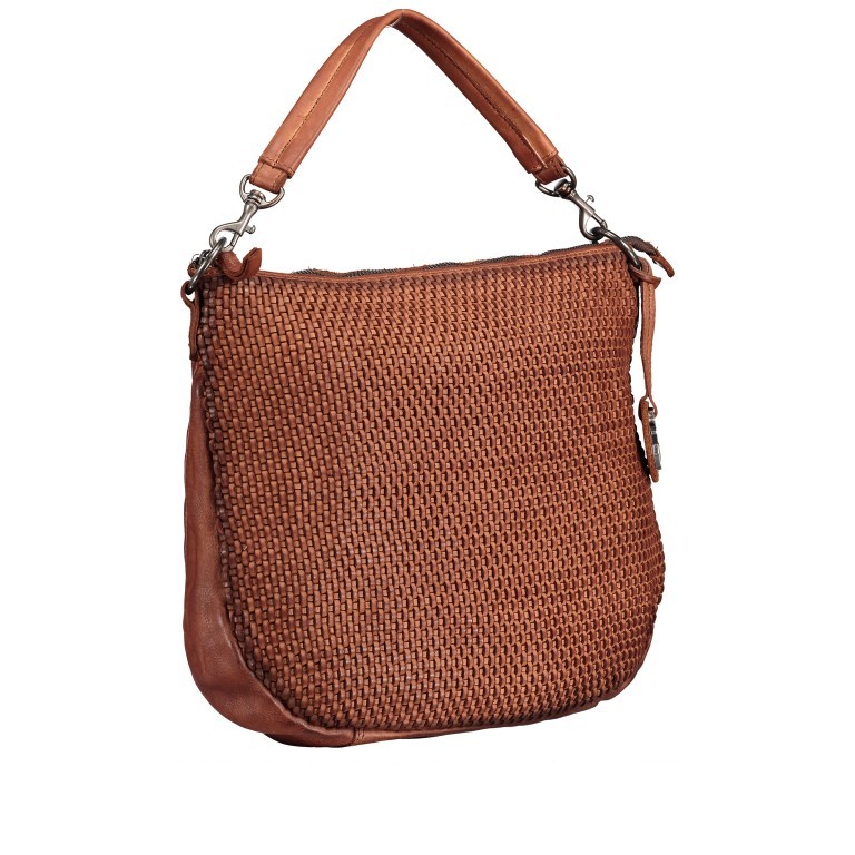 Beuteltasche Soft-Weaving Maureen B3.9811 Charming Cognac, Farbe: cognac, Marke: Harbour 2nd, EAN: 4046478044661, Abmessungen in cm: 36x29x10.5, Bild 2 von 9