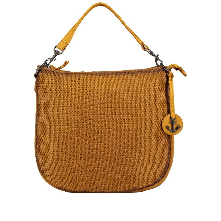 Beuteltasche Soft-Weaving Maureen B3.9811 Oriental Mustard, Farbe: gelb, Marke: Harbour 2nd, EAN: 4046478044685, Abmessungen in cm: 36x29x10.5, Bild 1 von 9