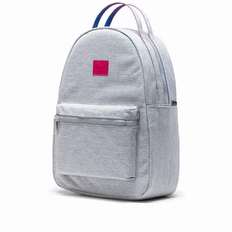 Rucksack Nova Small Größe 10 Liter Light Grey Crosshatch Sunrise, Farbe: grau, Marke: Herschel, EAN: 0828432393138, Abmessungen in cm: 24x36x12, Bild 2 von 4