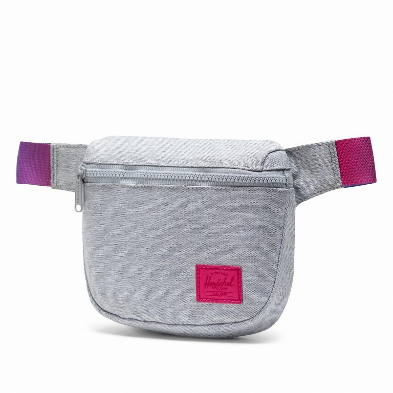 Gürteltasche Fifteen Light Grey Crosshatch Sunrise, Farbe: grau, Marke: Herschel, EAN: 0828432393176, Abmessungen in cm: 19x17.5x6, Bild 2 von 3