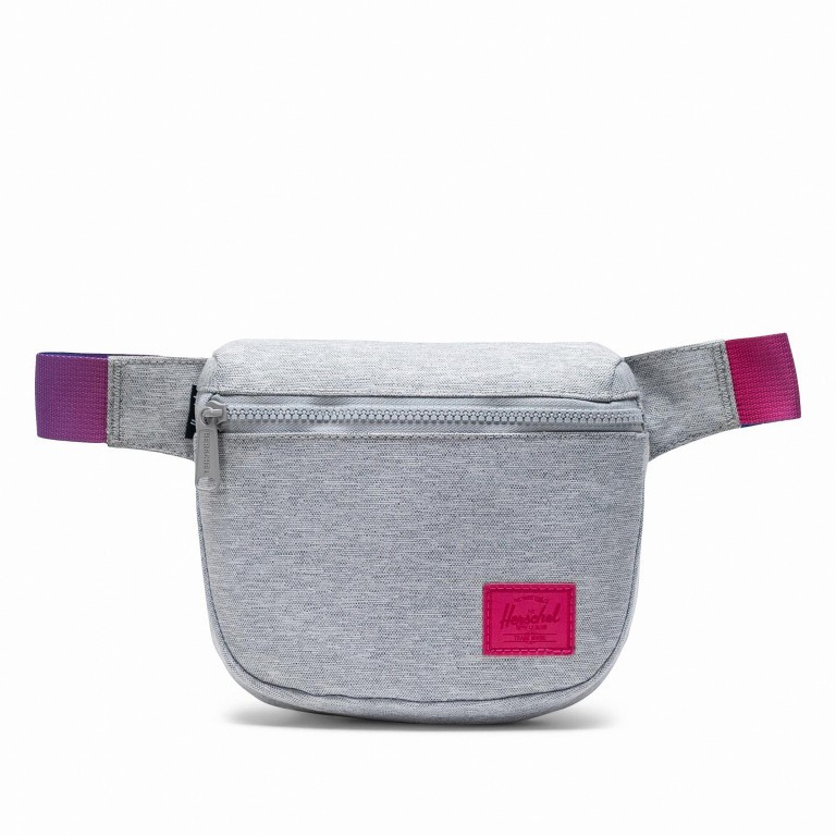 Gürteltasche Fifteen Light Grey Crosshatch Sunrise, Farbe: grau, Marke: Herschel, EAN: 0828432393176, Abmessungen in cm: 19x17.5x6, Bild 1 von 3