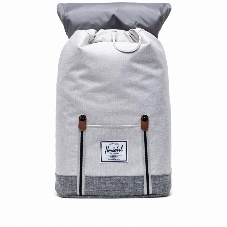 Rucksack Retreat Cotton Webbing Volumen 18 Liter Raven Crosshatch Vapor Crosshatch, Farbe: grau, Marke: Herschel, EAN: 0828432390465, Abmessungen in cm: 34x46x12, Bild 5 von 5