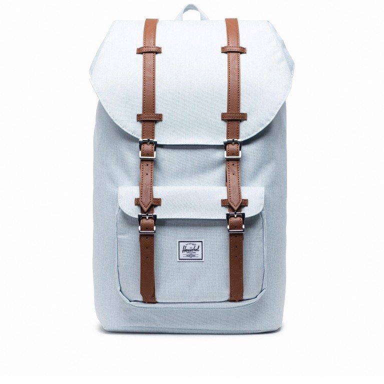 Rucksack Little America Volumen 23 Liter Ballad Blue Pastel Crosshatch, Farbe: blau/petrol, Marke: Herschel, EAN: 0828432391639, Abmessungen in cm: 28x50x17, Bild 1 von 4