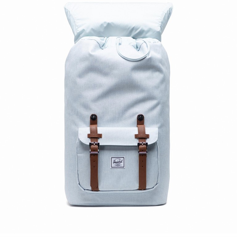 Rucksack Little America Volumen 23 Liter Ballad Blue Pastel Crosshatch, Farbe: blau/petrol, Marke: Herschel, EAN: 0828432391639, Abmessungen in cm: 28x50x17, Bild 4 von 4