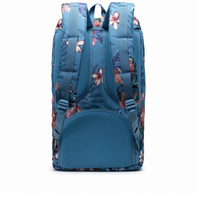Rucksack Little America Volumen 23 Liter Summer Floral Heaven Blue, Farbe: bunt, Marke: Herschel, EAN: 0828432391660, Abmessungen in cm: 28x50x17, Bild 3 von 4