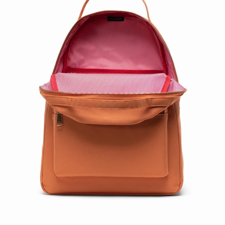 Rucksack Nova Mid Volumen 20 Liter Papaya, Farbe: cognac, Marke: Herschel, EAN: 0828432389537, Abmessungen in cm: 38x42x13, Bild 5 von 5