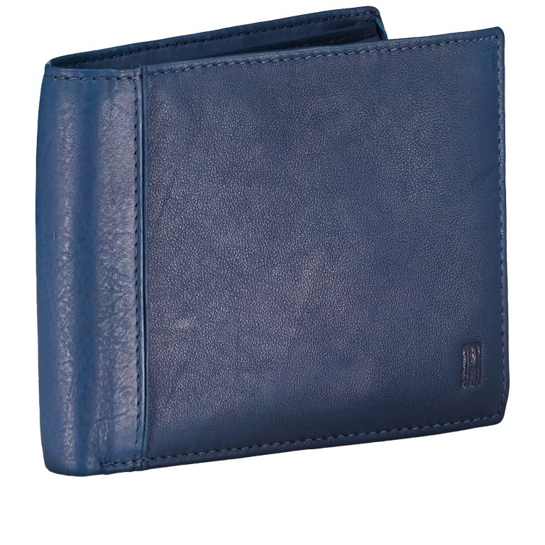 Scheintasche New Vintage Blau, Farbe: blau/petrol, Marke: Hausfelder Manufaktur, EAN: 4039584037931, Abmessungen in cm: 12.3x9.5x1.5, Bild 2 von 5