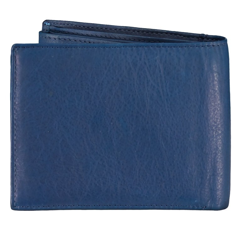 Scheintasche New Vintage Blau, Farbe: blau/petrol, Marke: Hausfelder Manufaktur, EAN: 4039584037931, Abmessungen in cm: 12.3x9.5x1.5, Bild 3 von 5