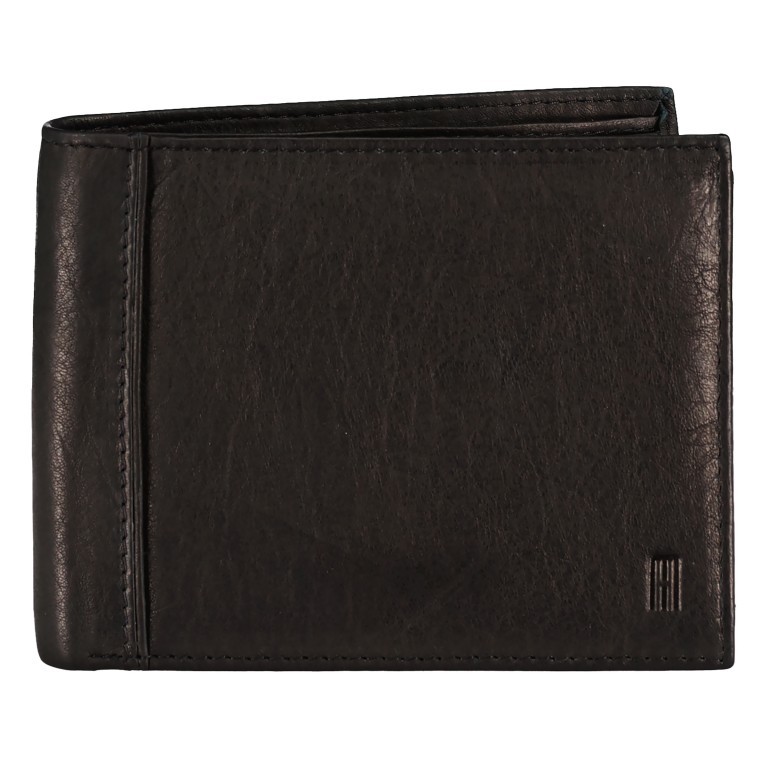 Scheintasche New Vintage Schwarz, Farbe: schwarz, Marke: Hausfelder Manufaktur, EAN: 4039584251757, Abmessungen in cm: 12.3x9.5x1.5, Bild 1 von 5
